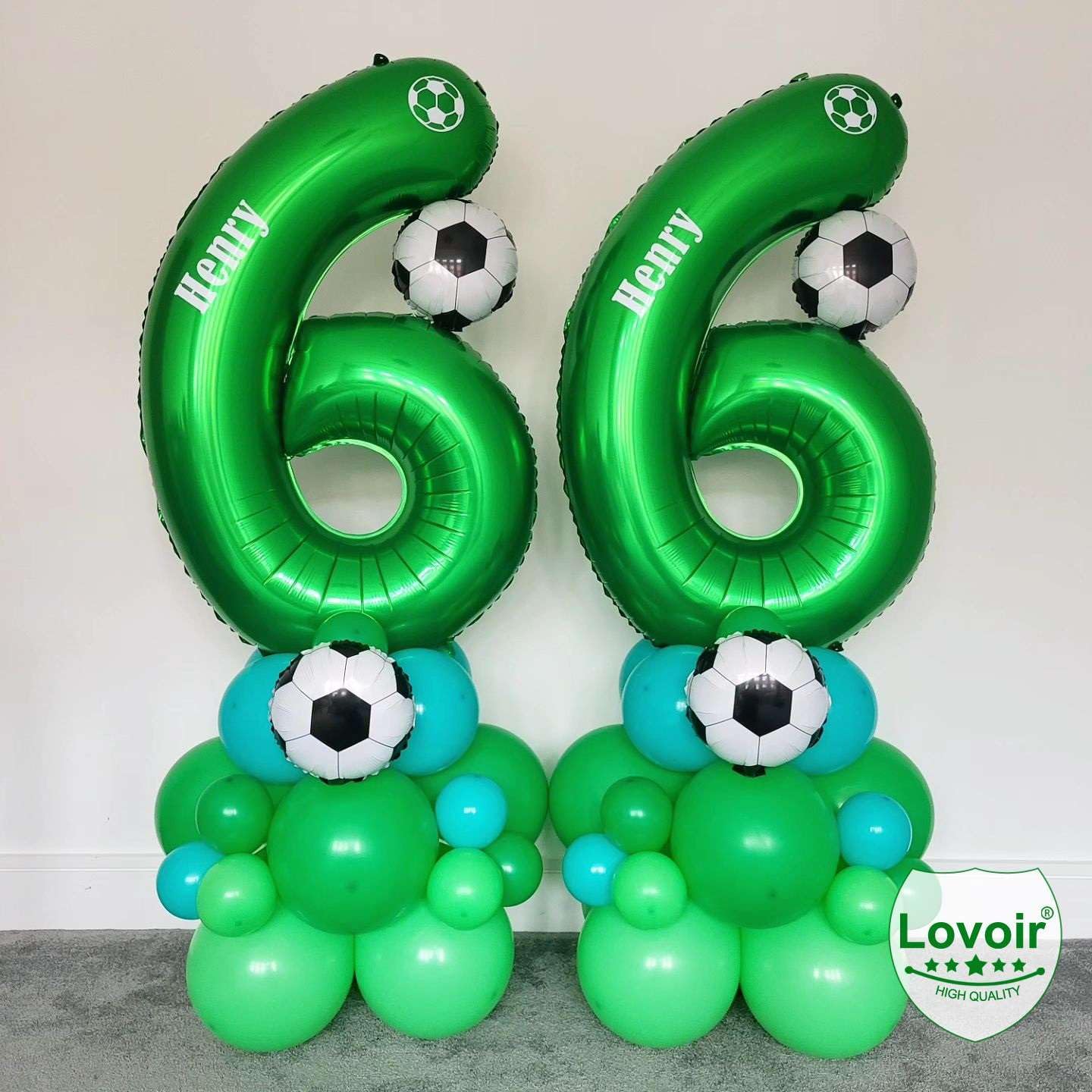 Dark Green 21 Number Balloons, 40 Inch Giant Number 21 Balloons Foil Mylar Helium Dark Green(Double Number Dark Green 21)