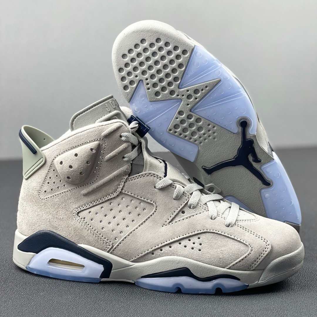 Air Jordan 6 Georgetown, size: Women US5.5=UK3=EUR36=CM22.5