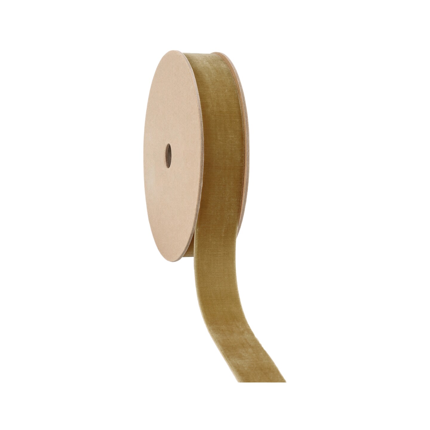 LaRibbons 3/8" - 1" Unwired Velvet Ribbons, 10 Yard Roll