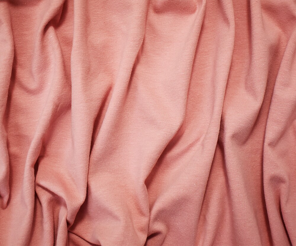 Pink Cotton Solid Stretch Spandex Jersey Knit Fabric By the Yard