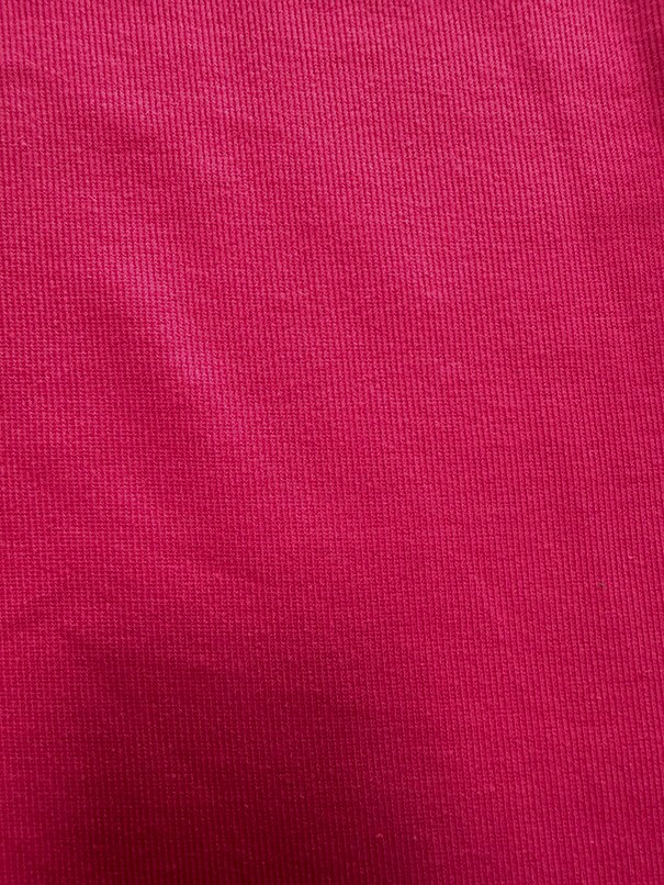 Fuschia Cotton Spandex Rib Knit Fabric By the Yard