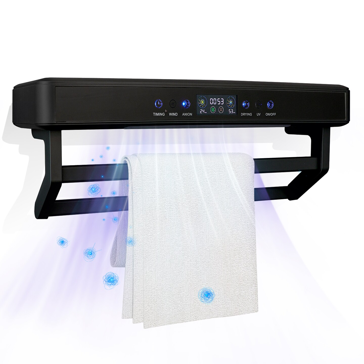 ELECWISH Electric Towel Warmer Rack with Touch Screen, Wall