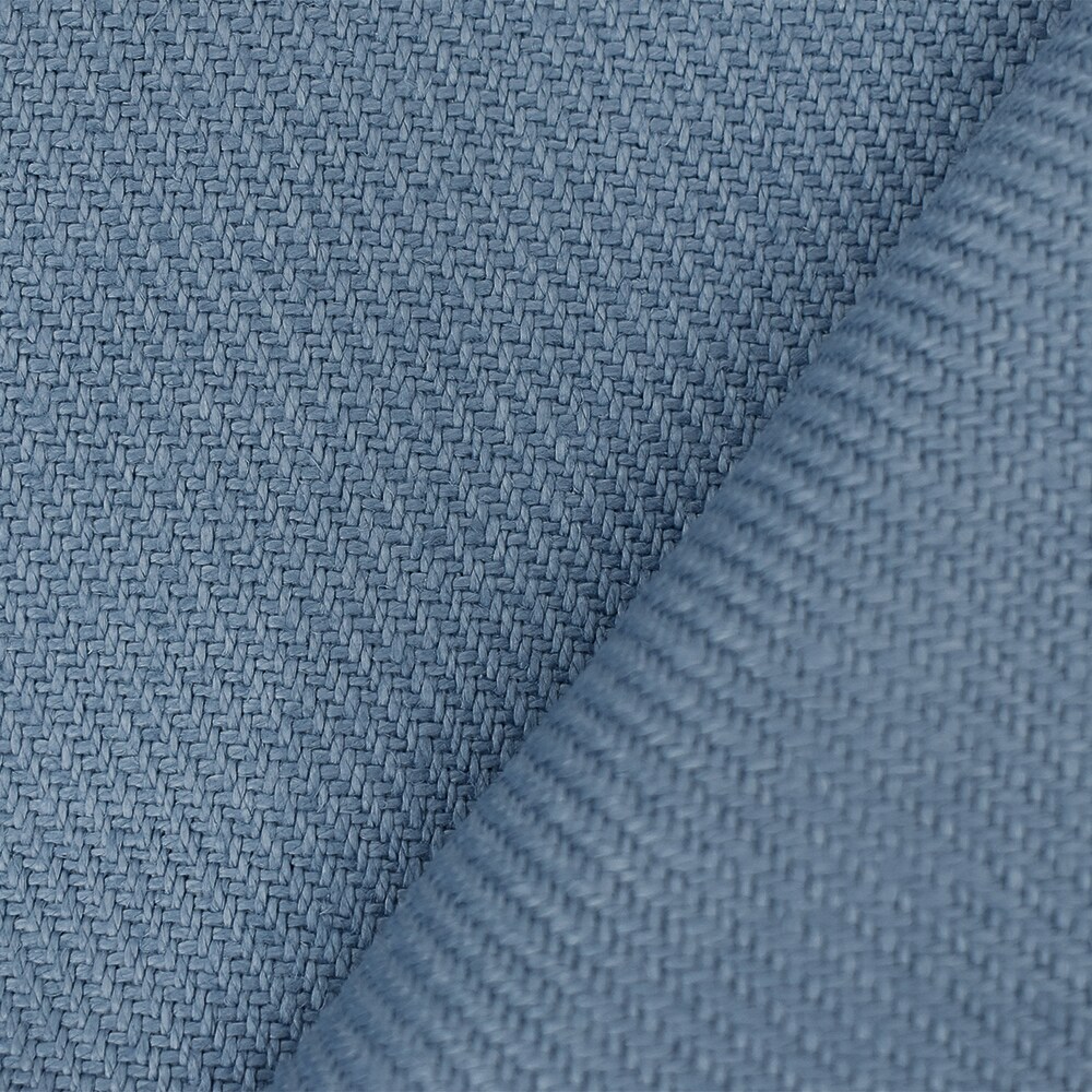 Periwinkle Blue Moygashel Twill Irish Linen Solid Woven Home Decorating Fabric By the Yard