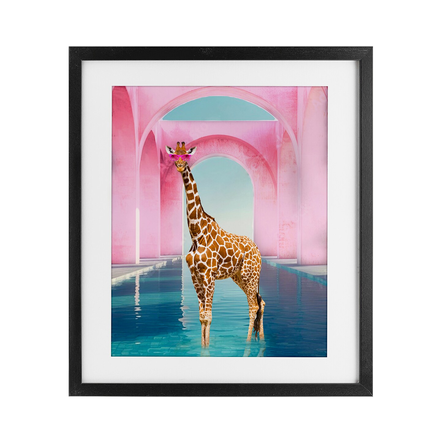 シム・シメール、【AFTERNOON GIRAFES】、希少な額装用画集より 7367553456240.jpeg