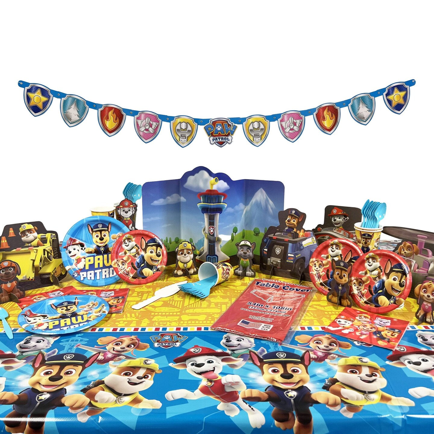 Paw Patrol Birthday Party Deluxe Kit for 8 or 16 Guests