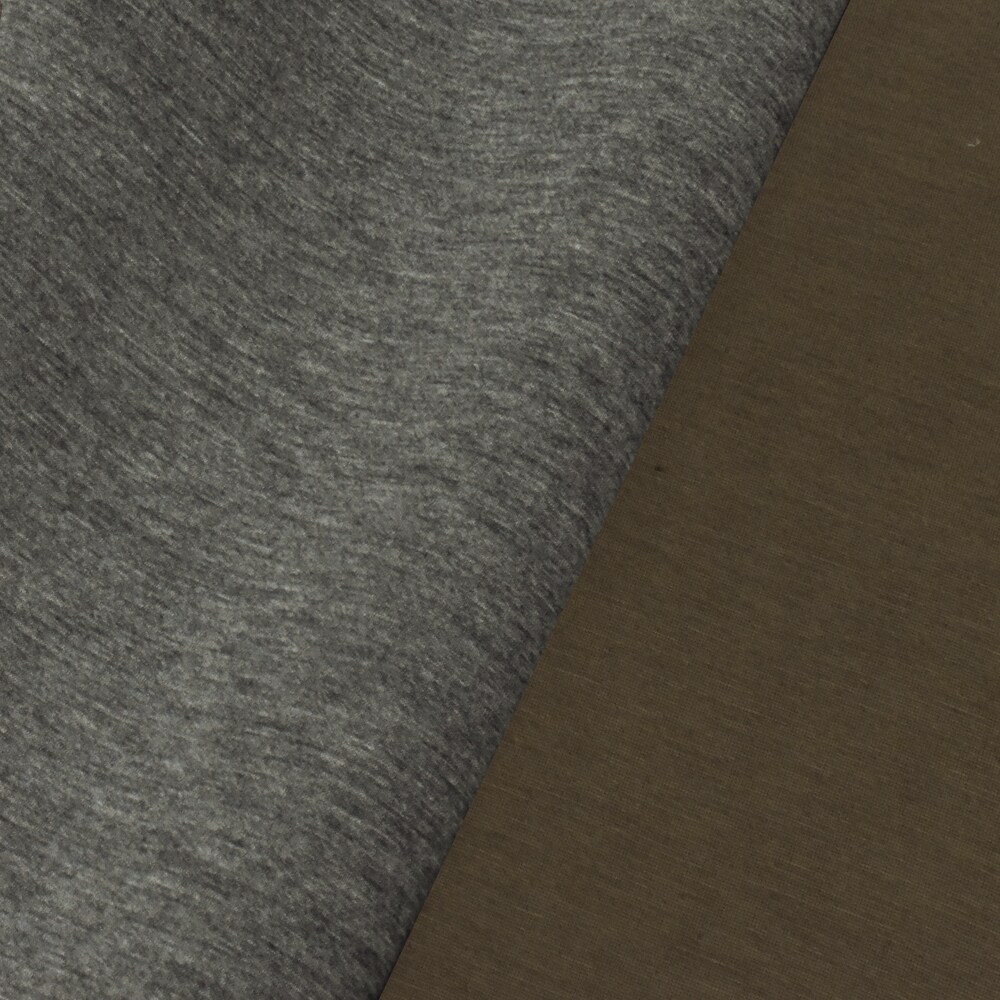 Heather Gray-Brown Stretch Bonded Double Knit Fabric By the Yard | Michaels