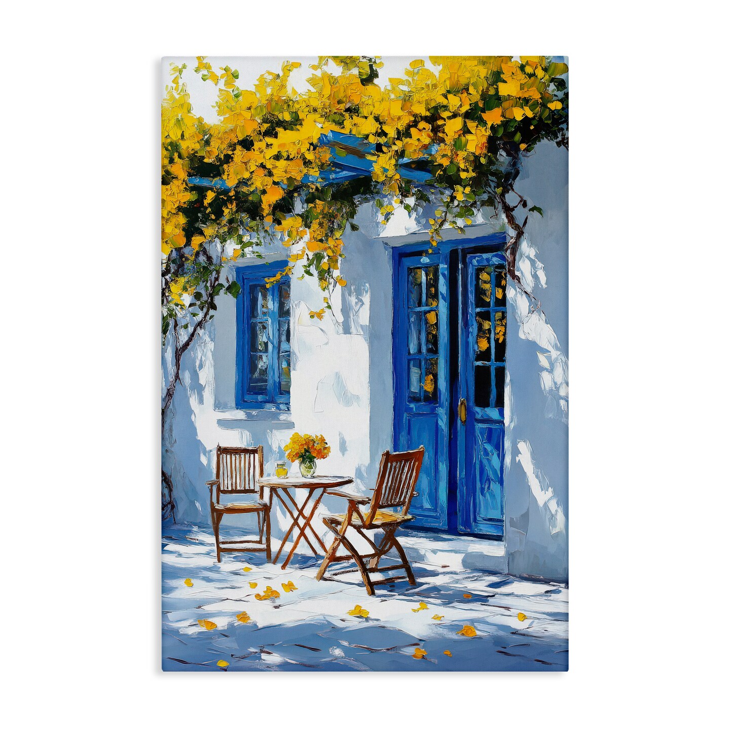 Stupell Industries Sunlit Afternoon Patio Canvas, design by Raymond Powers