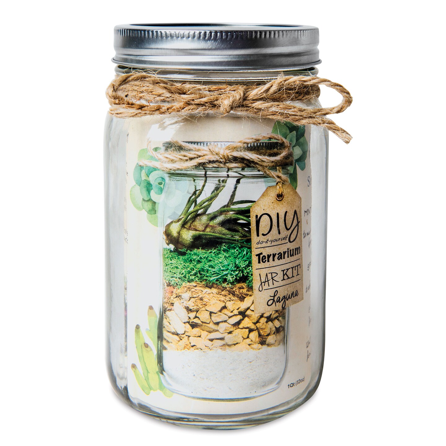 SuperMoss DIY Terrarium Jar Kit - Laguna