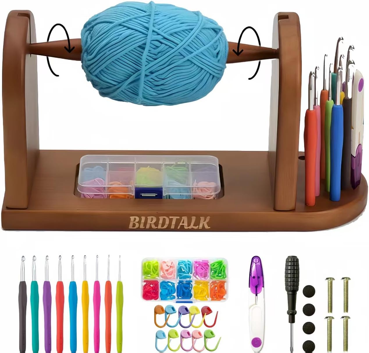 Upgrade high-Capacity Storage with Storage Space Yarn Holder
