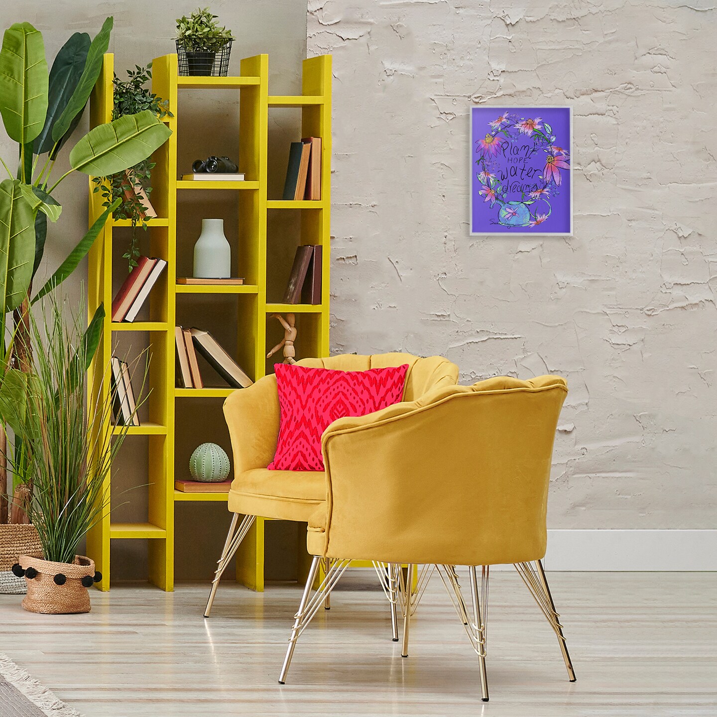 Stupell Industries Plant Hope Water Dreams Framed Giclee, design by Susan Lugar