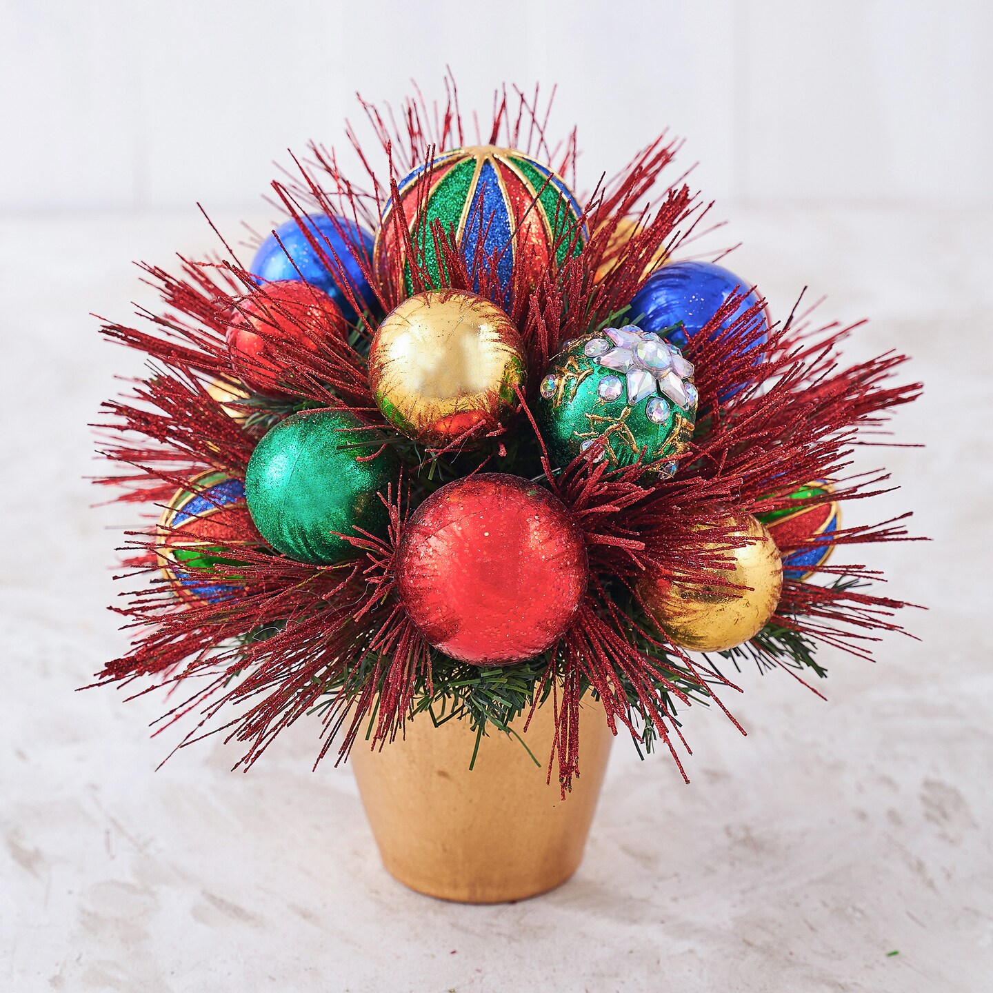 Christmas Fantasy Arrangement with Pot - Final sale / Non-returnable and Non-refundable