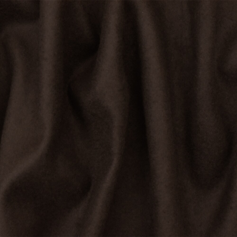 Bronze Gold-Brown Foil Printed Brushed Back Woven Jacketing Fabric By the Yard