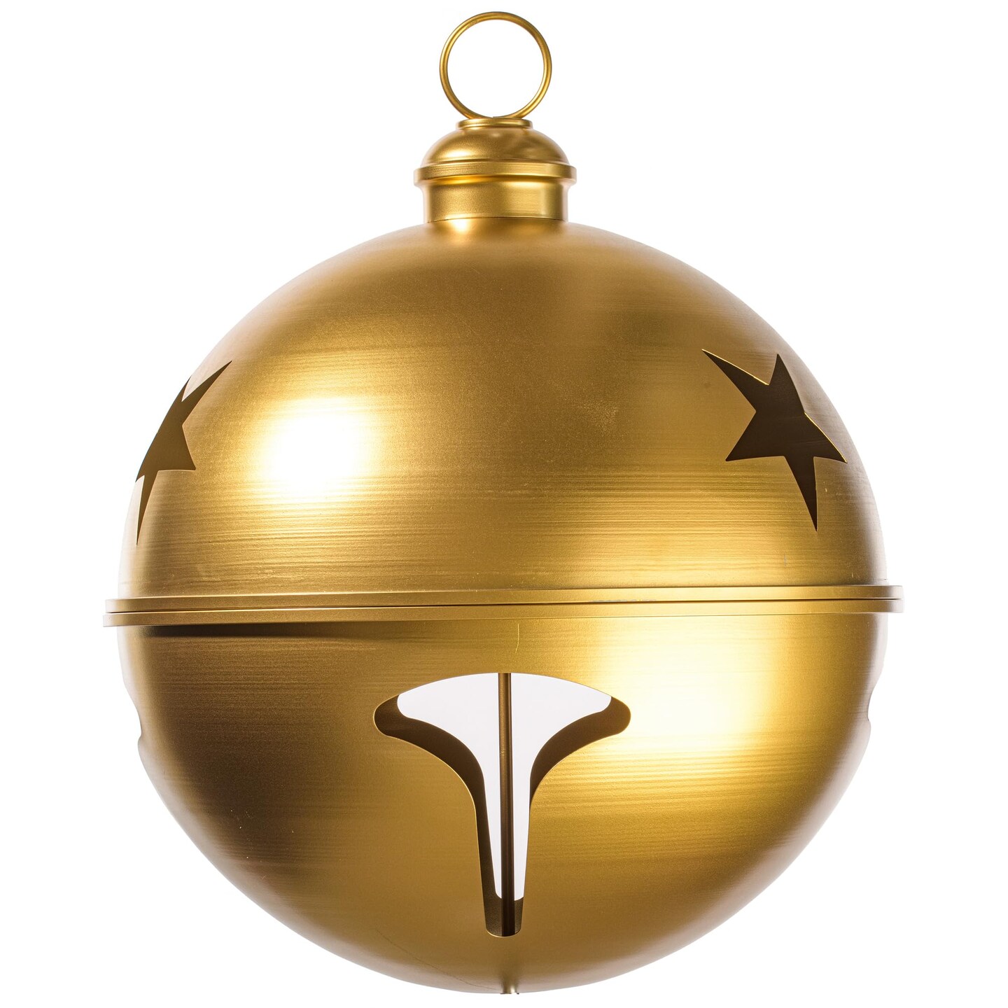 24&#x22; Gold Iron Bell Ornament