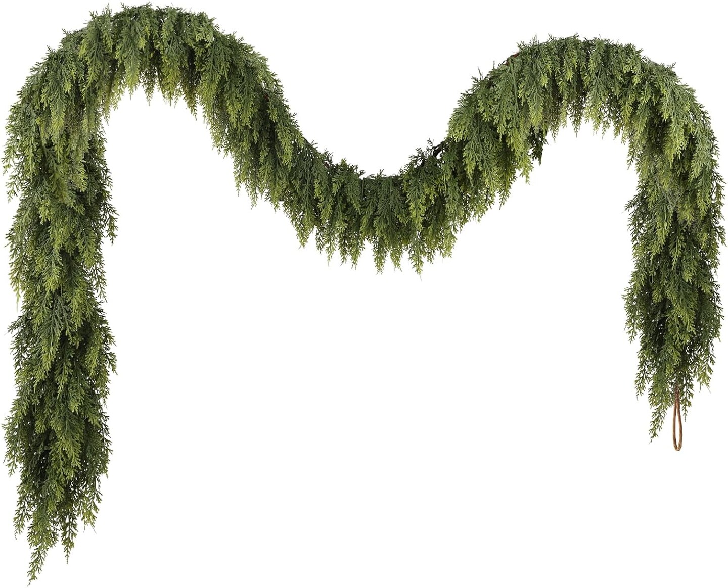 9FT Christmas Cedar Garland with Soft Pine