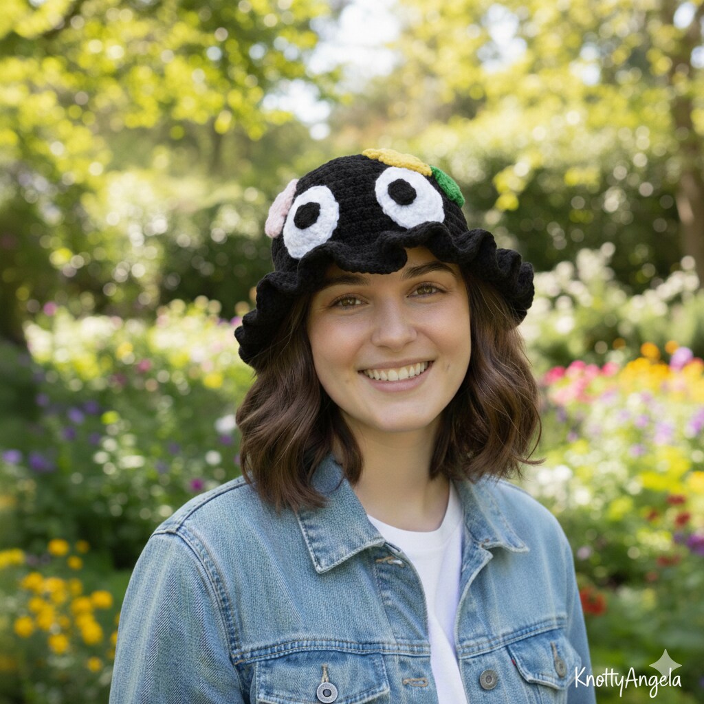 Adorable Crochet Bucket Hat Soot Sprite New | MakerPlace by Michaels