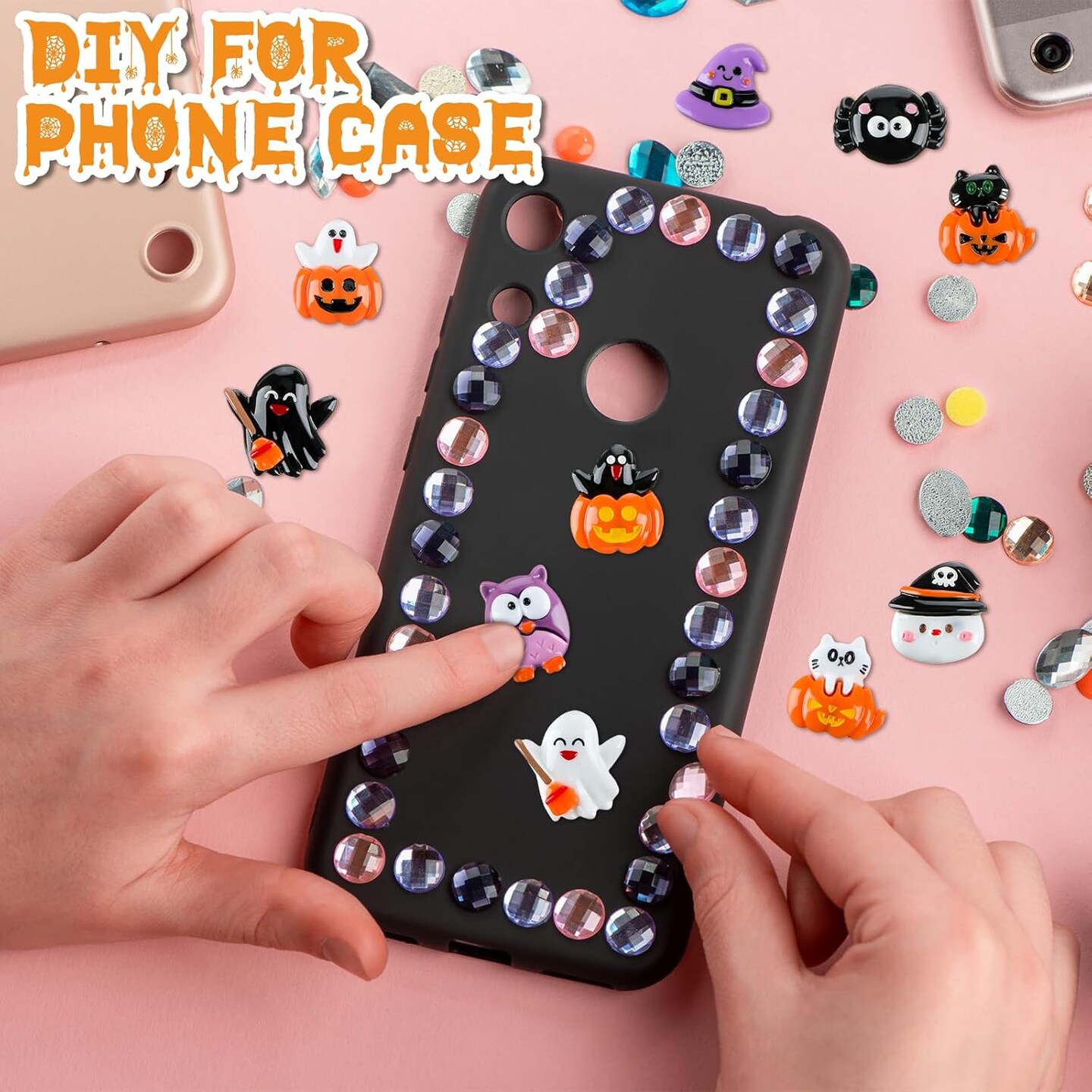 60 Pcs Halloween Miniatures Garden Figurines