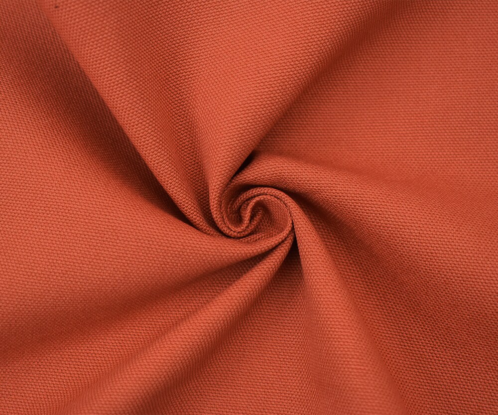 Orange 8 oz. Solid Cotton Canvas Woven Fabric By the Yard