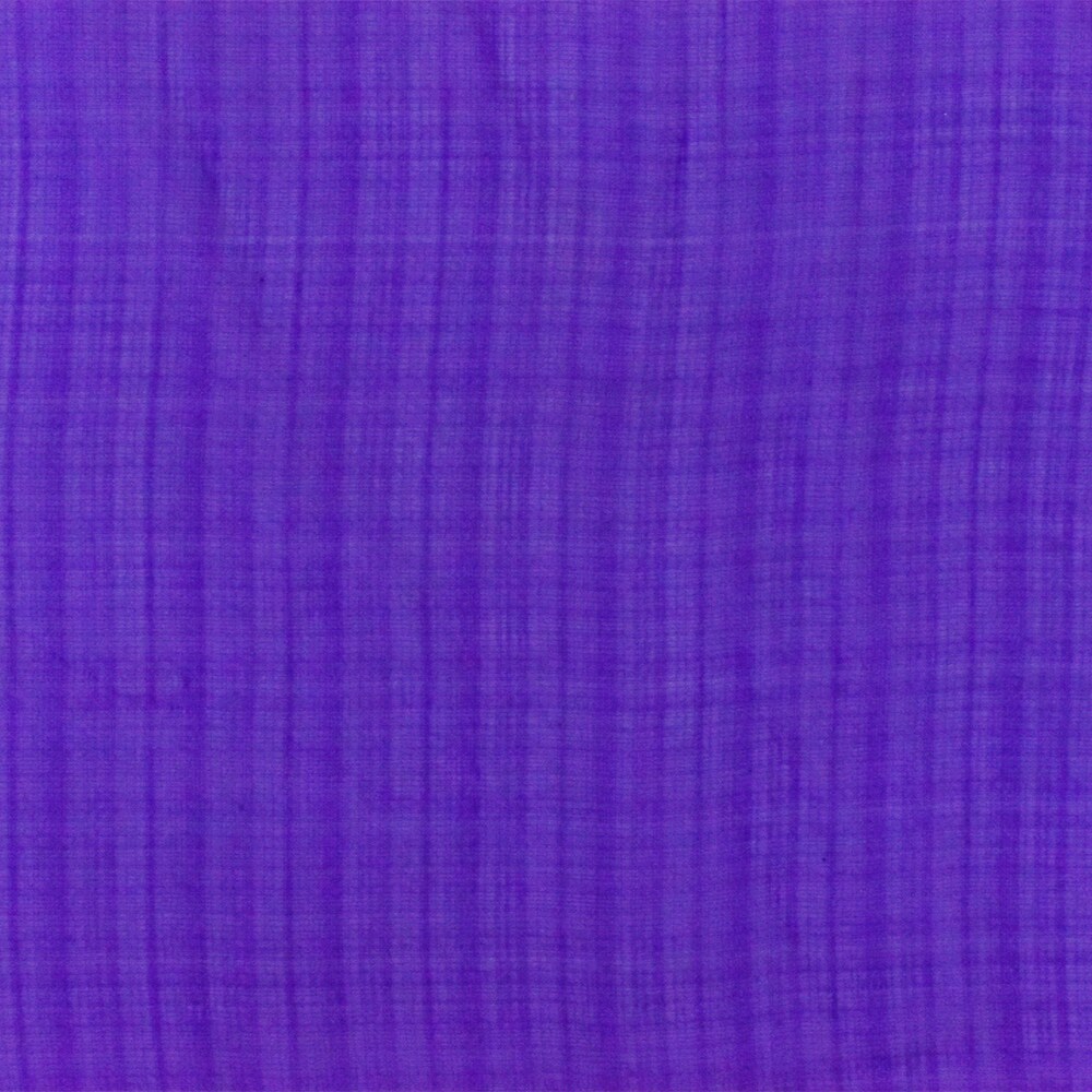 Deep Indigo Purple Solid Cross-Hatch Polyester Chiffon Woven Fabric By the Yard