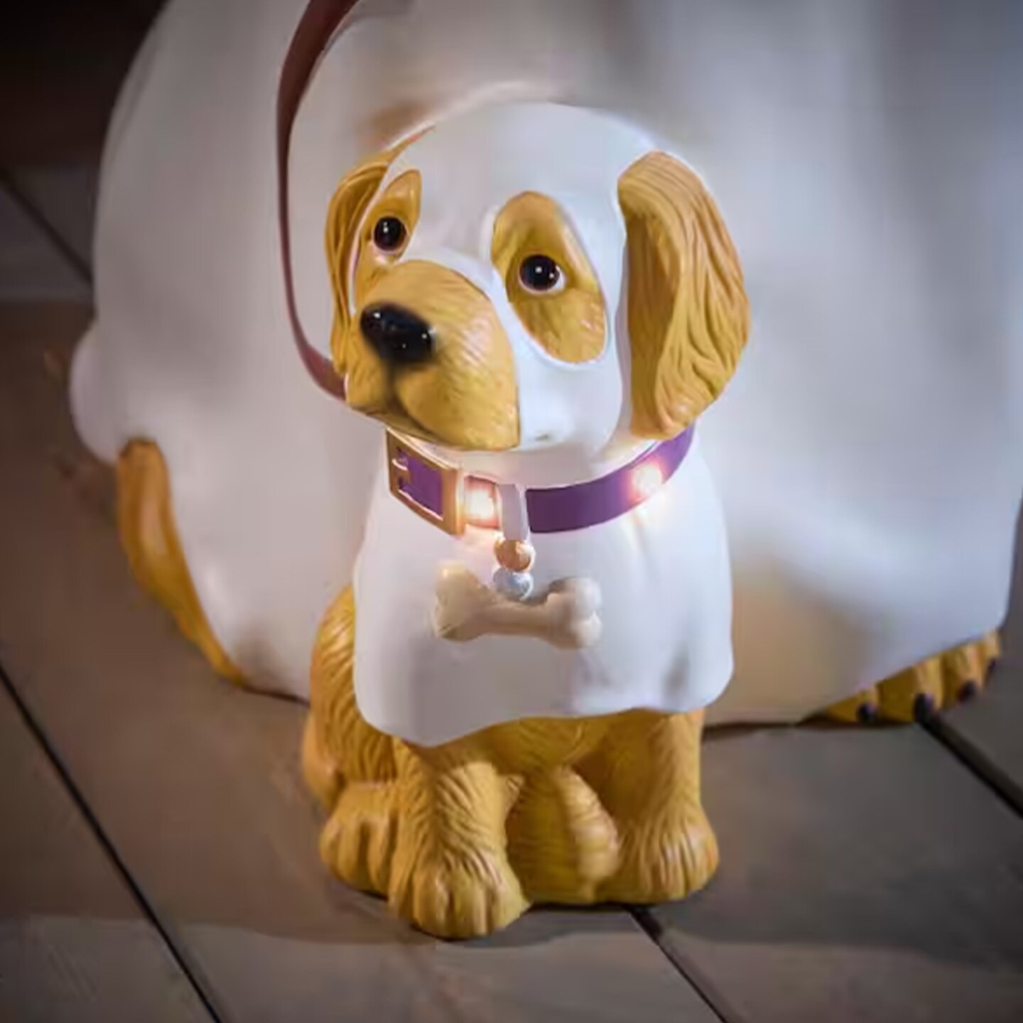 Battery Operated Halloween Classics LED Golden Retriever Ghosts Porch Greeter