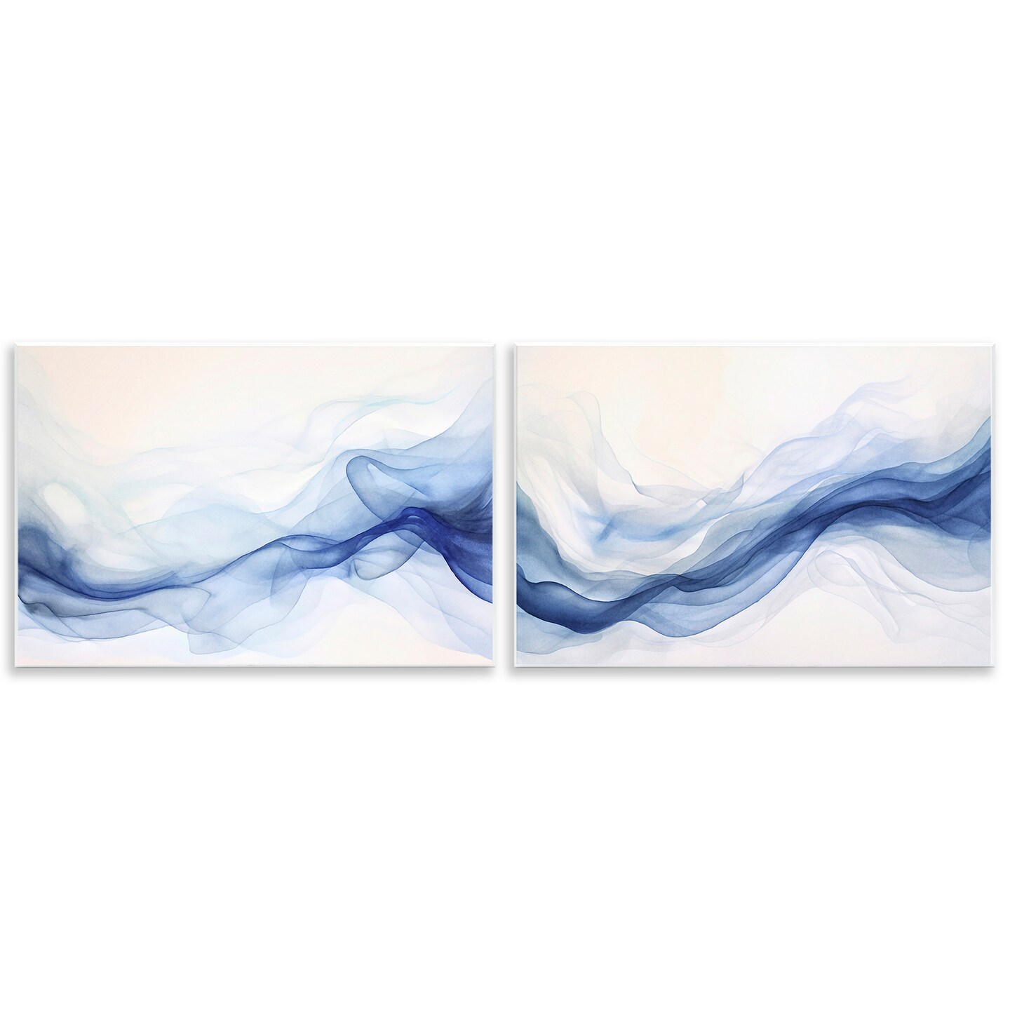 Stupell Industries Dreamy Indigo Mist 2pc Wall Plaque Set, design by Andrea Haase