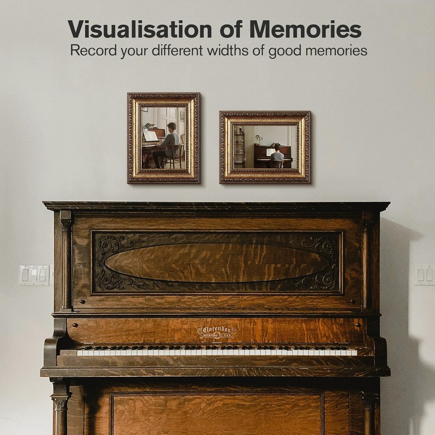 5x7 Gold Picture Frame, Ornate Vintage Picture Frames for Wall or Tabletop Display(golden)5&#x22;L x 7&#x22;W