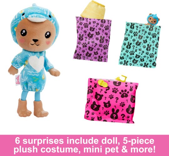 Mattel - Barbie Cutie Reveal Costume Series Chelsea with Teddy as Dolphin  [COLLECTABLES] Paper Doll