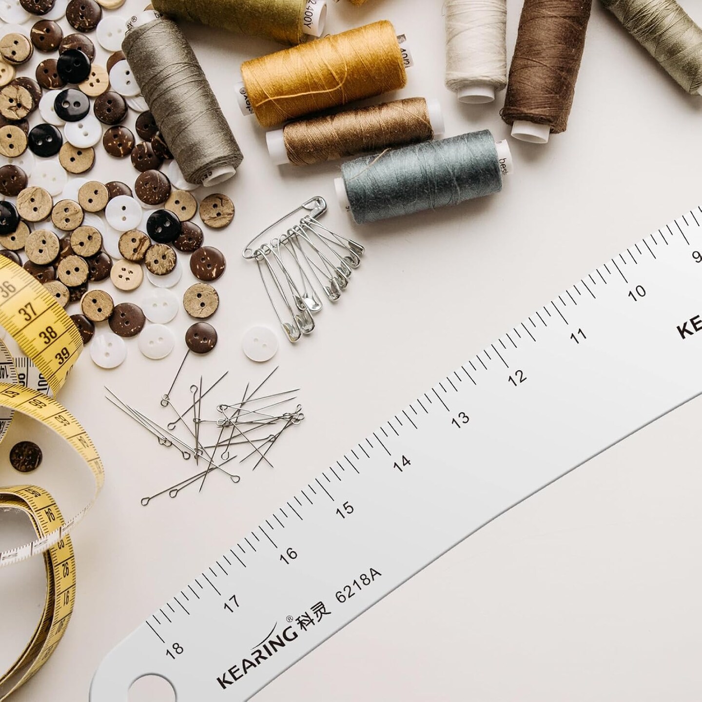 Kearing® Vary Form Curve Ruler for Sewing, Pattern Making. Made from Aircraft Aluminum French Curve Ruler for Sewing, Quilting, Arm Sleeve Measuring Curve