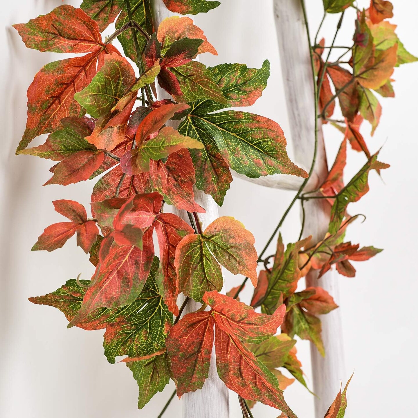 2 Pack Fall Maple Garland Clearance - 6.5ft/Piece Artificial Fall