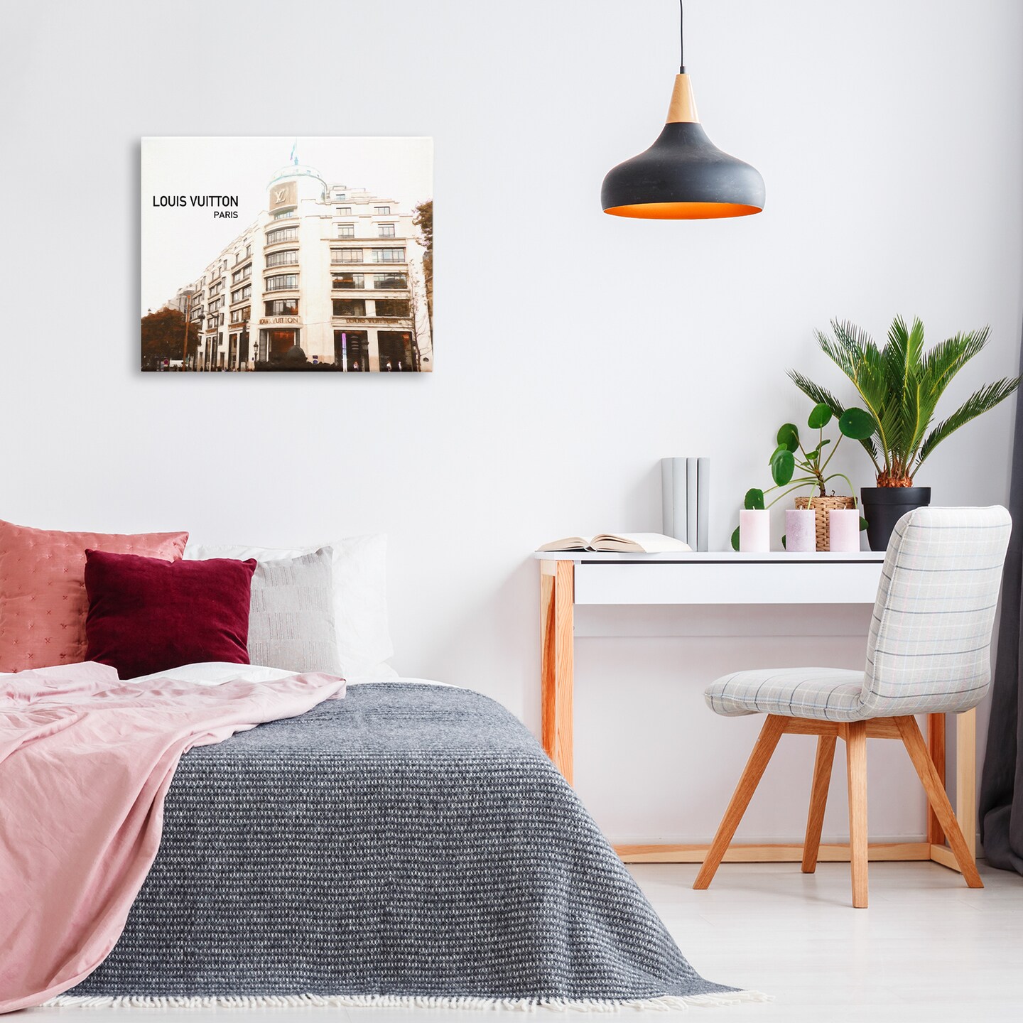 Stupell Industries Designer Brand Building Canvas Wall Art Design by Graffi*tee Studios