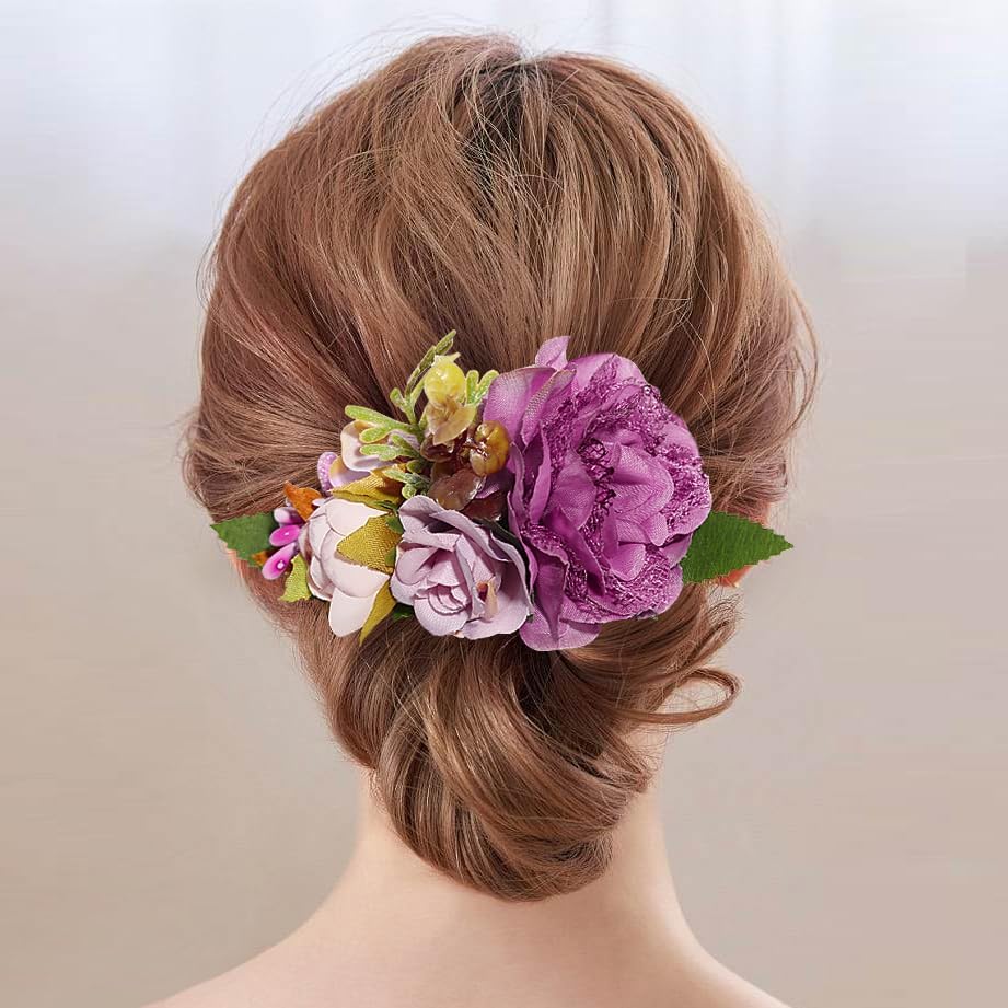 Flower Hair Clip for Women - Elegant Hair Accessory