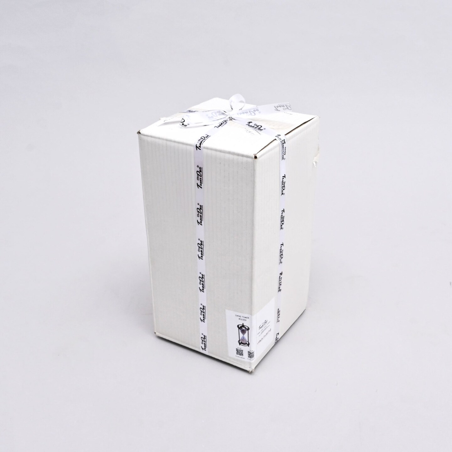 Decorative Aluminum Frame Sand Timer-Sand Clock-Hourglass-Tabletop Object-4.5x4.5x9.5"