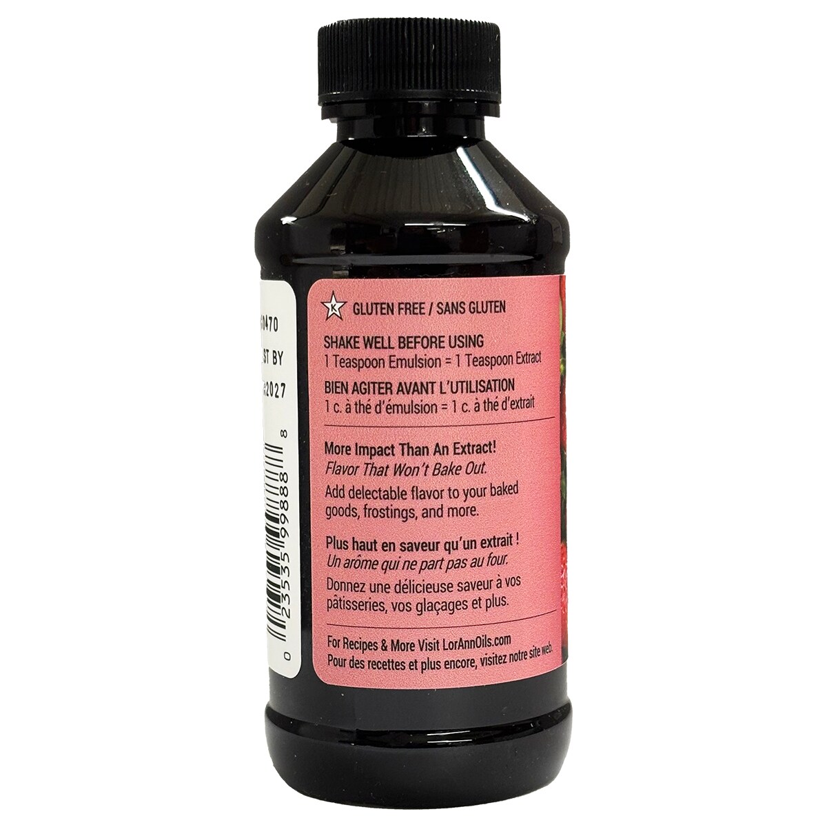 LorAnn Oils Strawberry Bakery Emulsion, 4 ounce