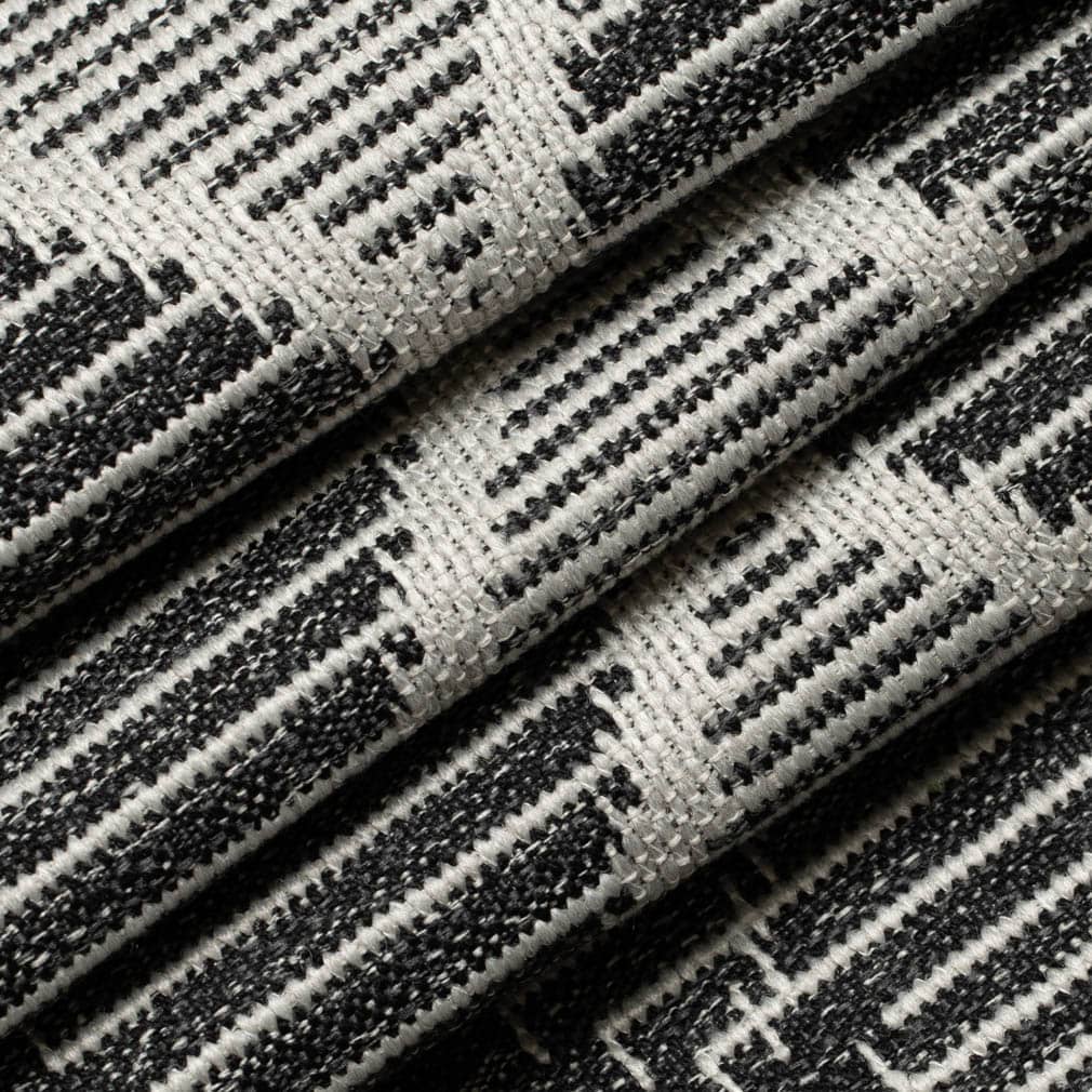 Upholstery Fabric - Black Abstract & Geometric Upholstery Fabric 54 Inches"