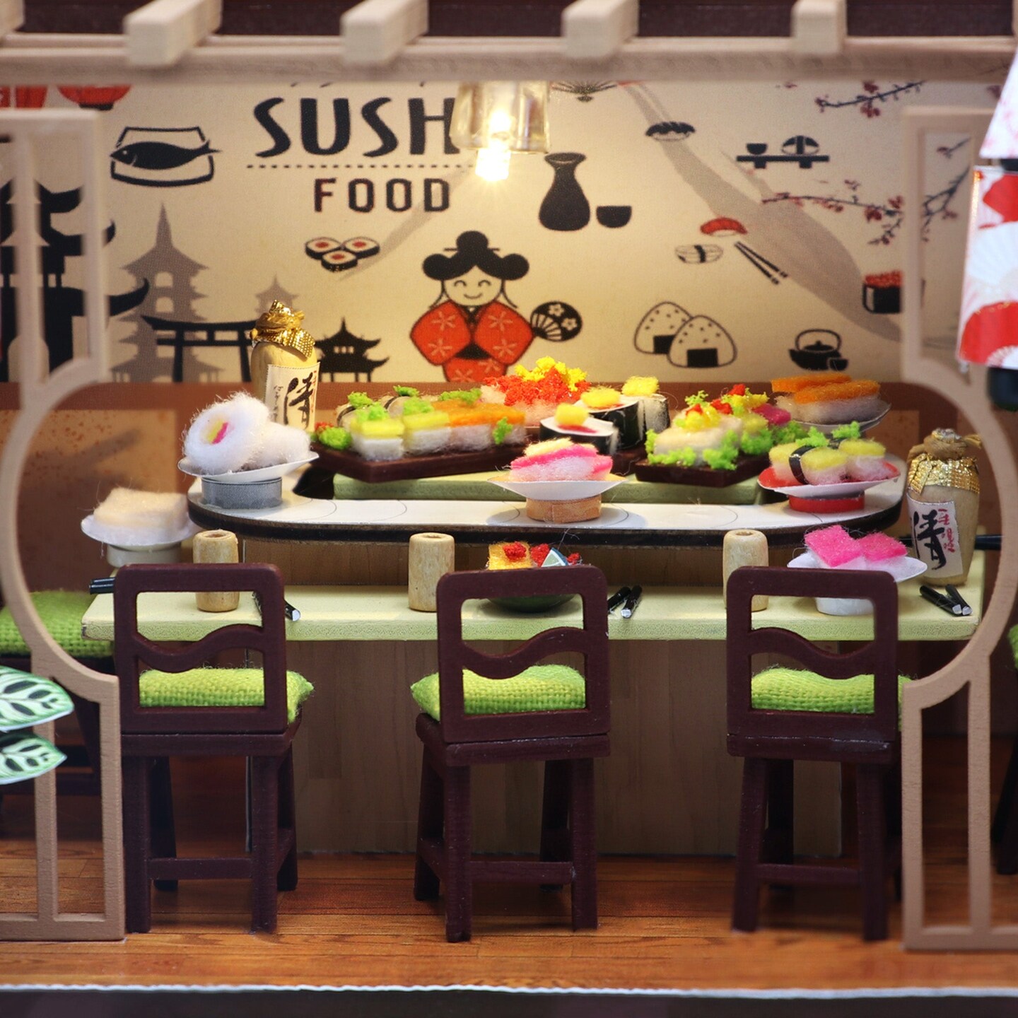 DIY Miniature House Kit - Sushi House