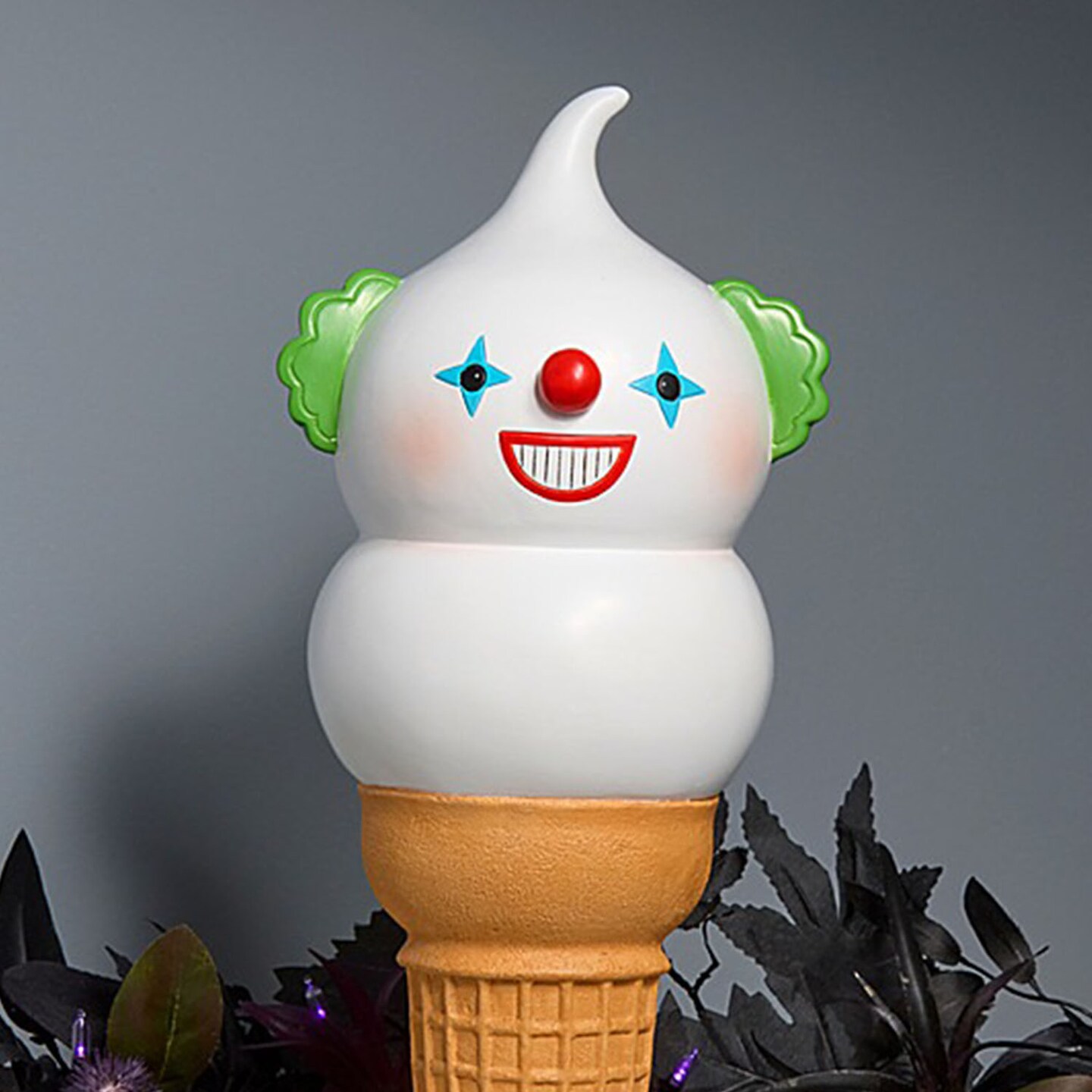 Creepy Clown I-Scream Cone Halloween Tabletop Decoration Polyresin Figurine 14 Inch