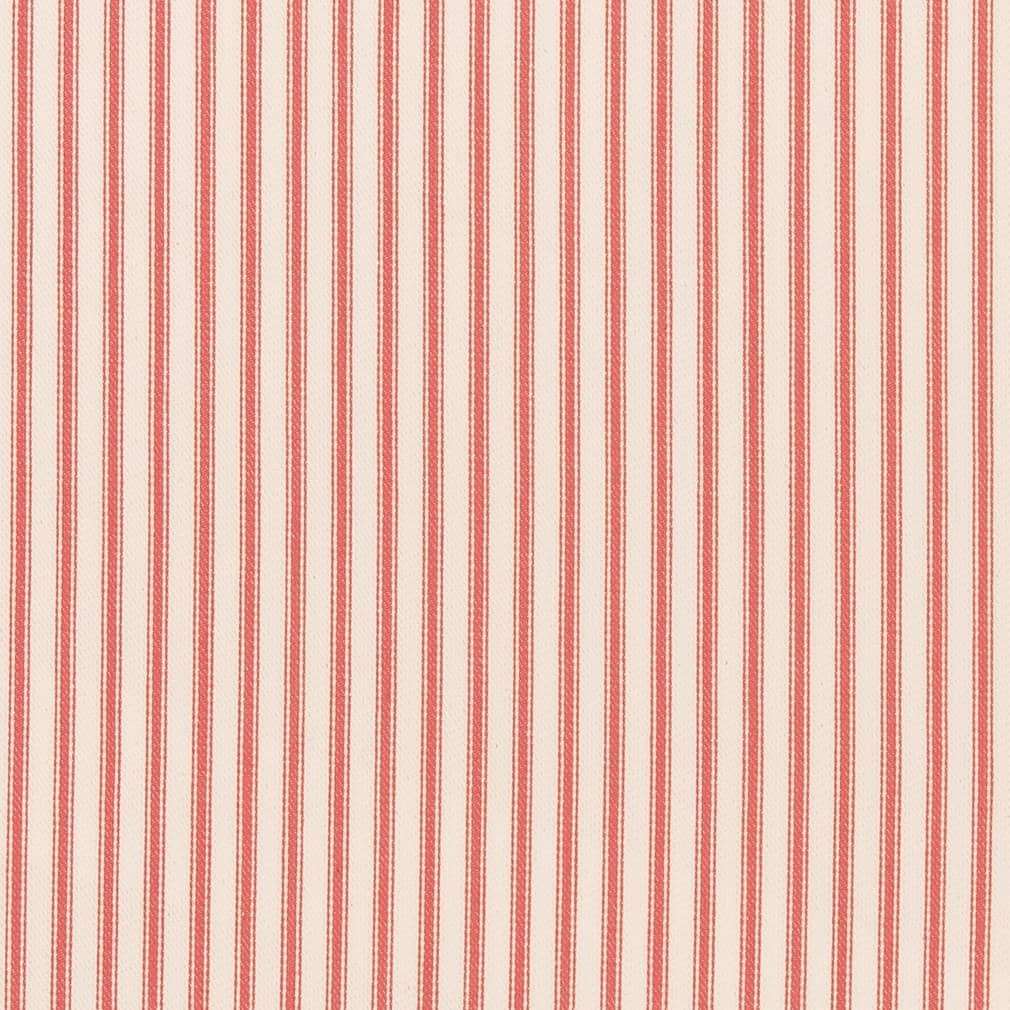Sorbet - Coral & Peach Small Scale,Stripe Upholstery Fabric 54 Inches"