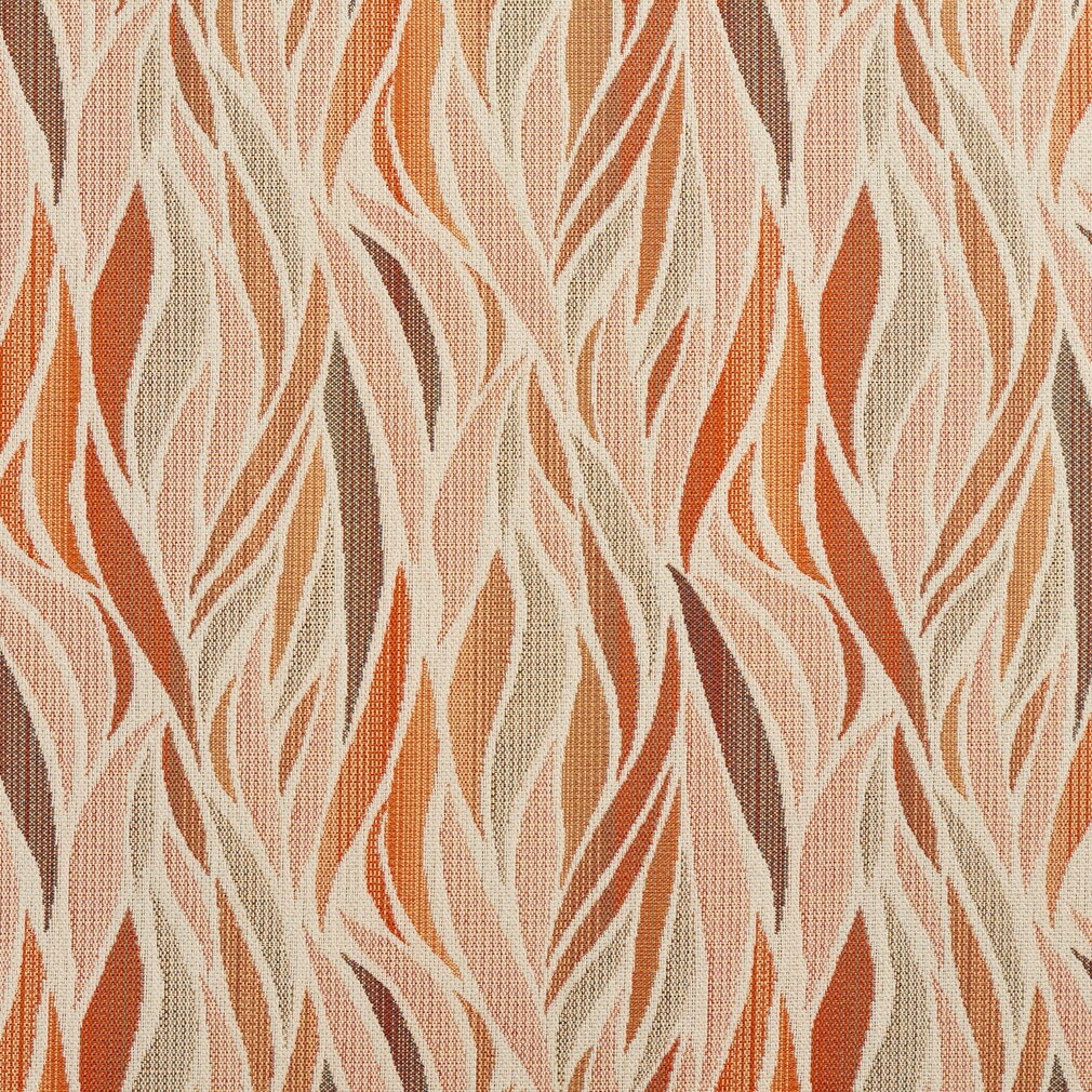 Upholstery Fabric - Orange & Rust Abstract & Geometric Upholstery Fabric 54 Inches"