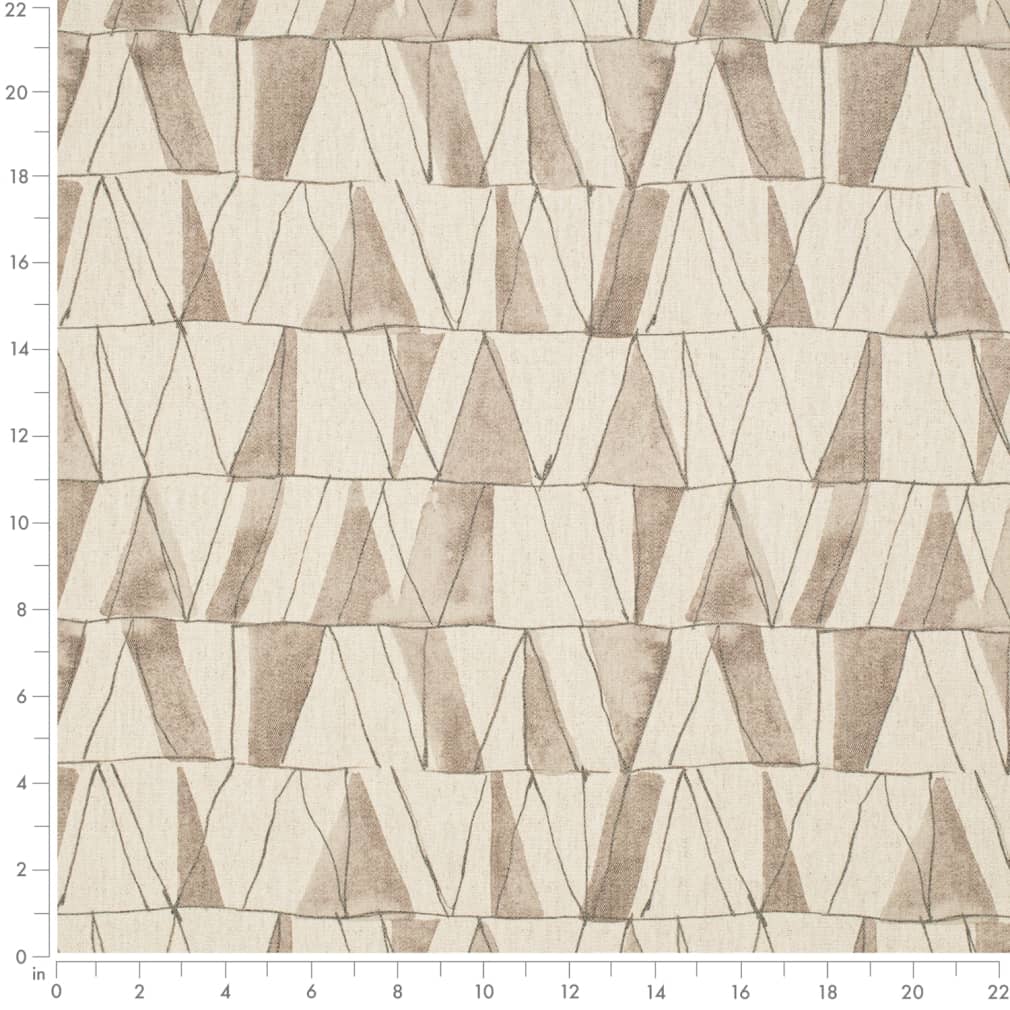 Desert - Black,Brown Abstract & Geometric,Global Upholstery Fabric 54 Inches"