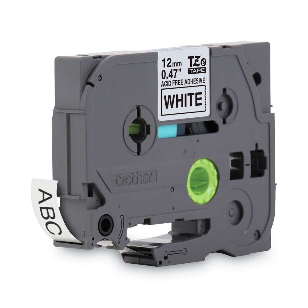 Brother P-Touch 0.47 in. x 26.2 ft. TZ Photo-Safe Tape Cartridge for P-Touch Labelers - Black on White