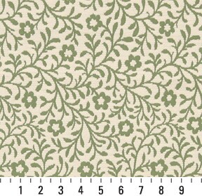 Spring Trellis - Green Floral,Leaves Upholstery Fabric 54 Inches"