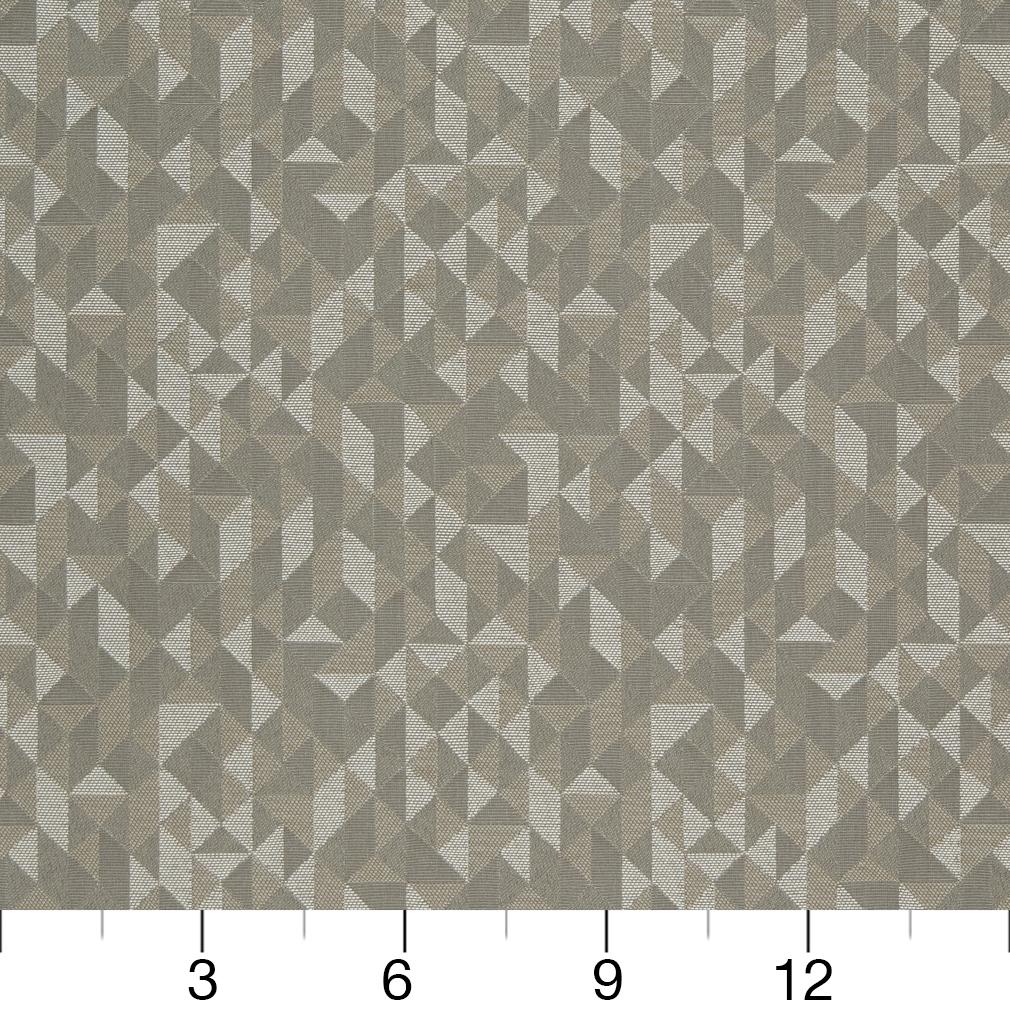 Epic/Flannel - Grey & Silver Abstract & Geometric,Small Scale Upholstery Fabric 54 Inches"