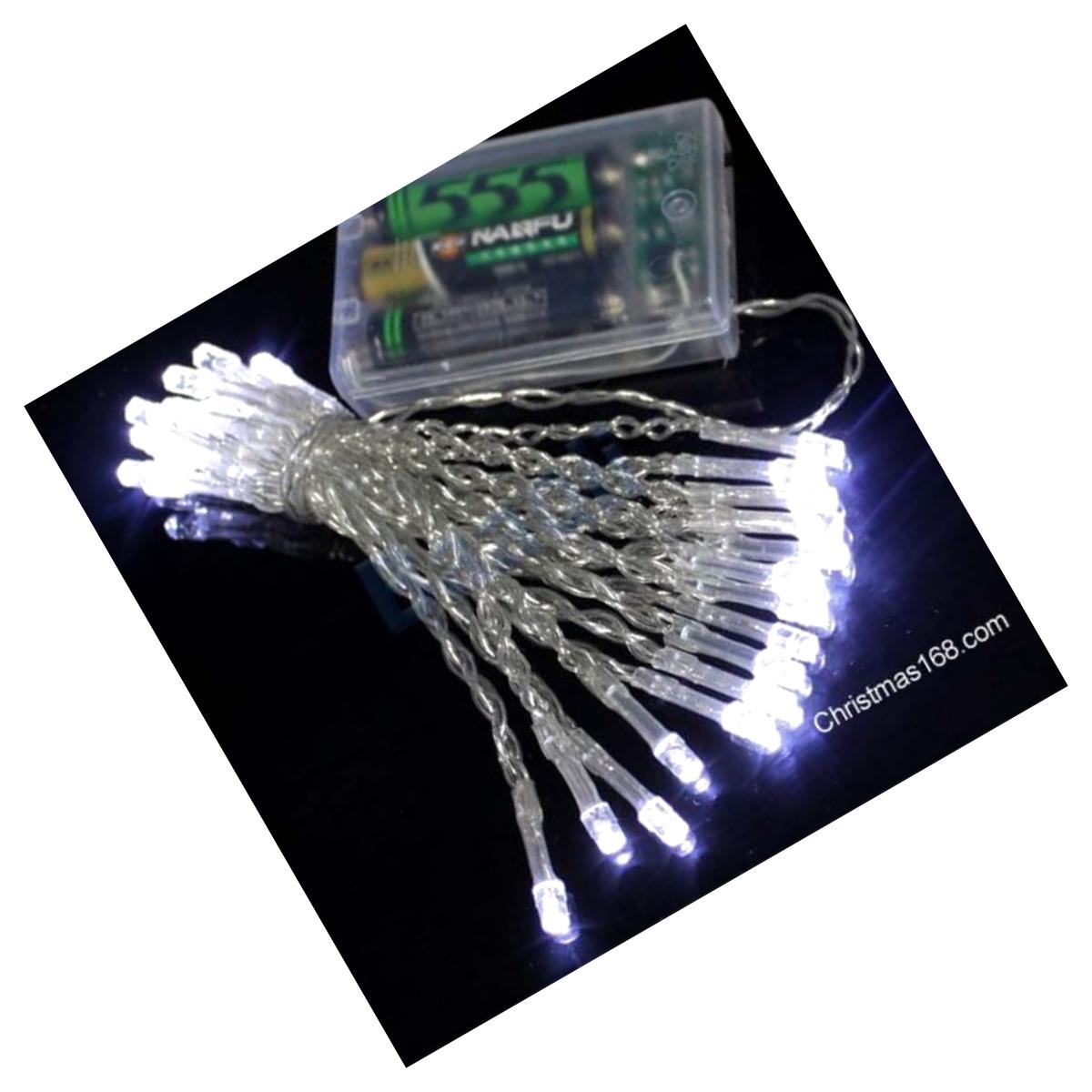 Perfect Holiday  Battery Operated 30 LED String Light - White