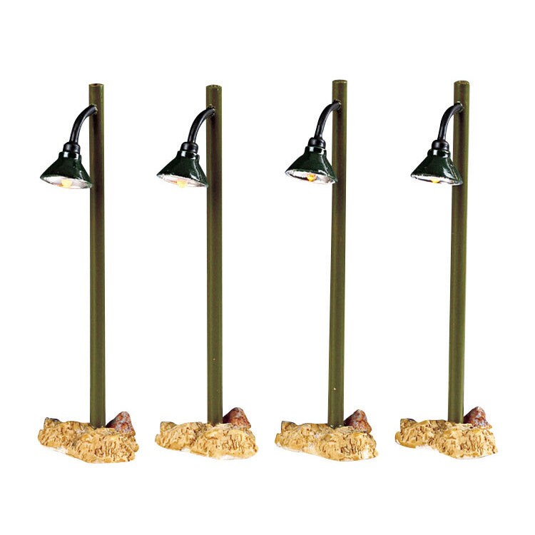 LEMAX Rustic Street Lamp, set of 4 #54362