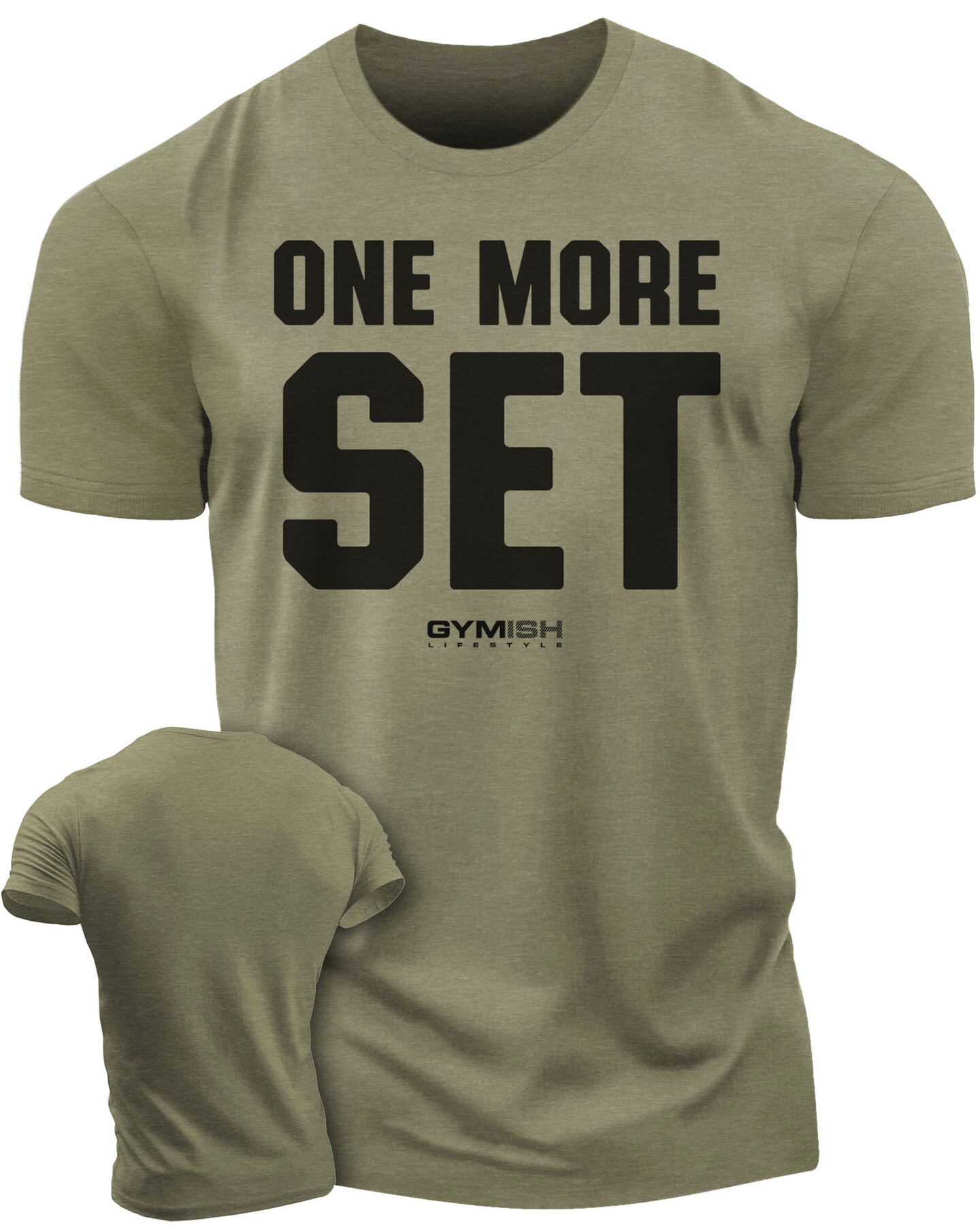 Workout Shirts for Men, One More Rep Bro Gym Shirt Funny Sayings Lifting T-Shirt (XX-Large, One More Rep Grey) 018. One More Set Funny Motivational Workout Gym T-Shirt for Men, color:  Heather Grey , size: S