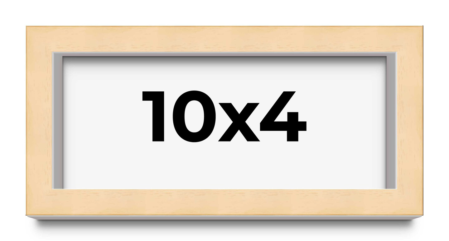 Panoramic Classic Modern Yellow Frame - UV Acrylic, Foam Board Backing, Hanging Hardware