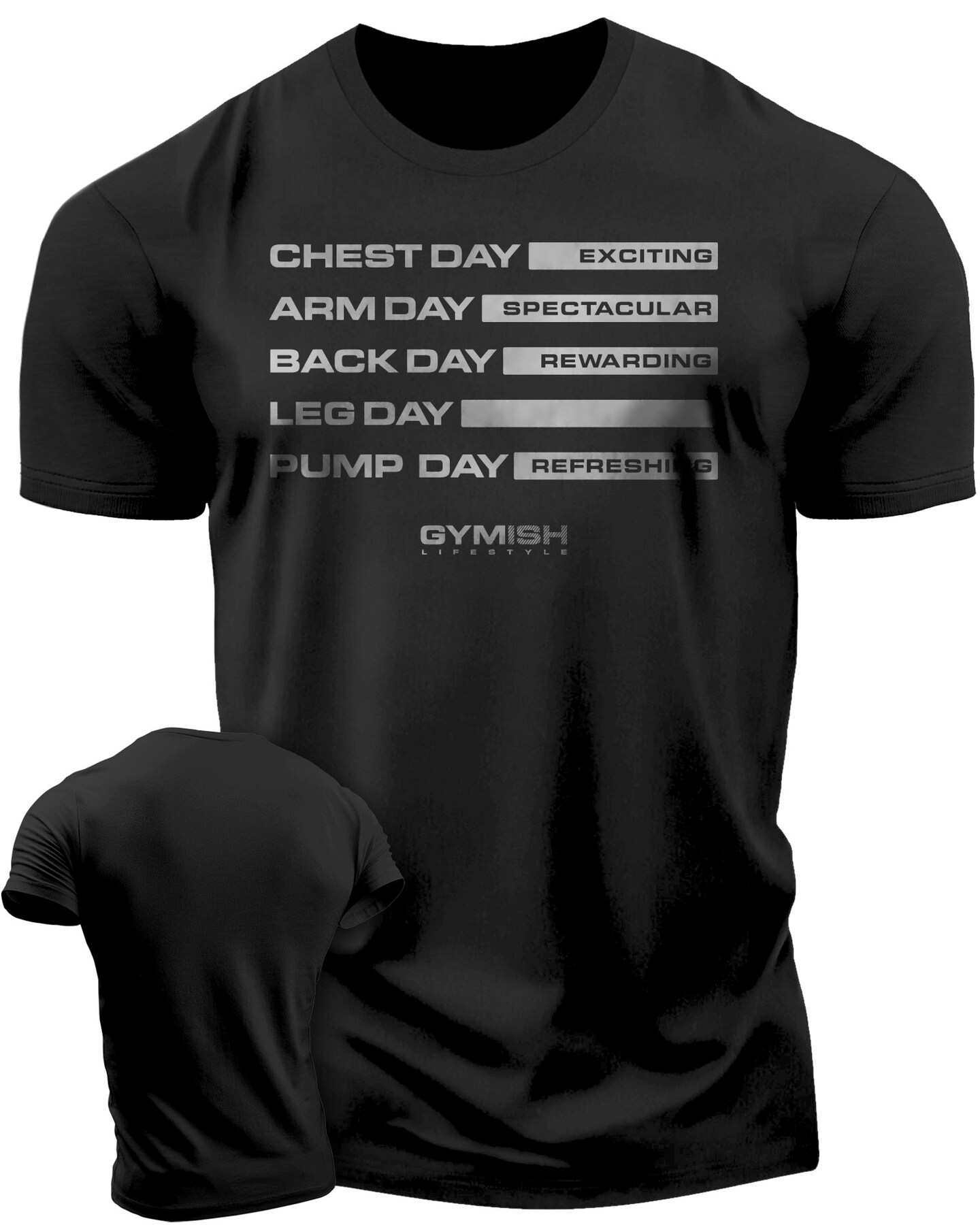 054. Gym Days Leg Day Funny Motivational Workout Gym T-Shirt for Men - image57