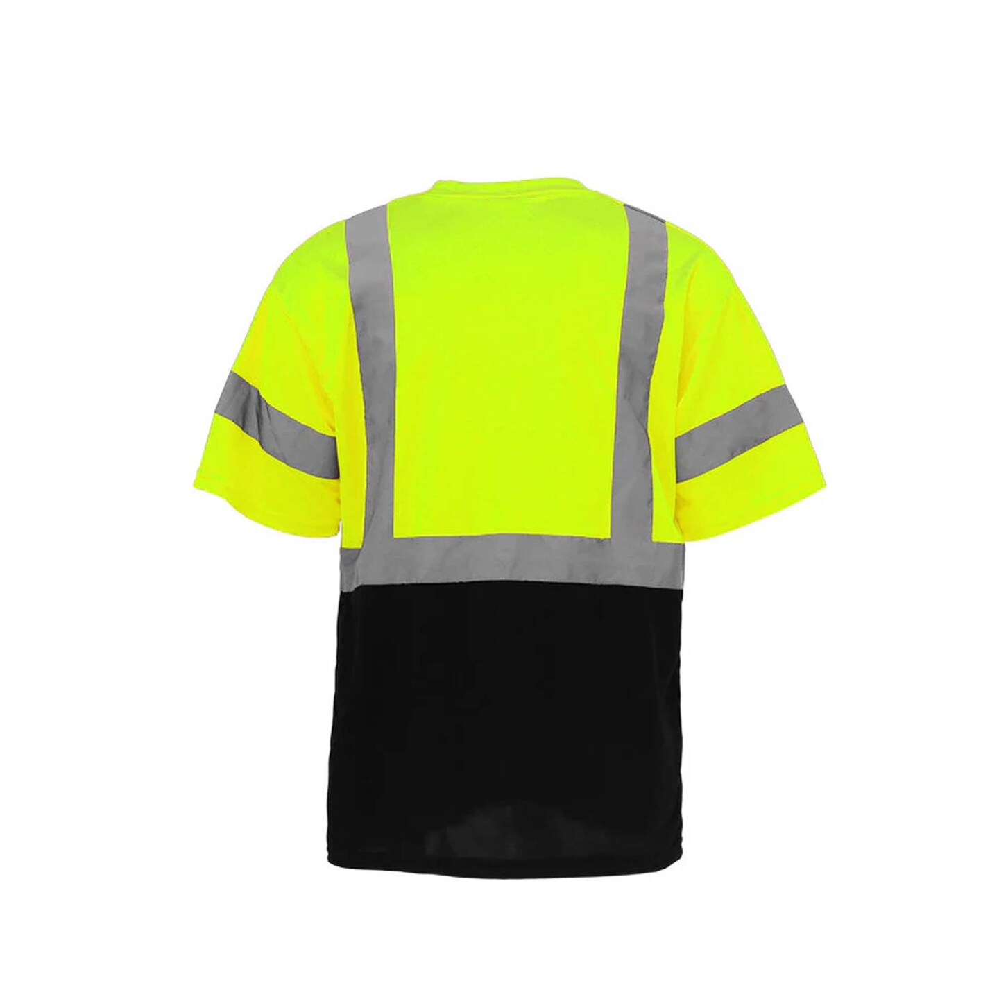 4 Tone High Visibility Black Bottom Safety T-Shirt