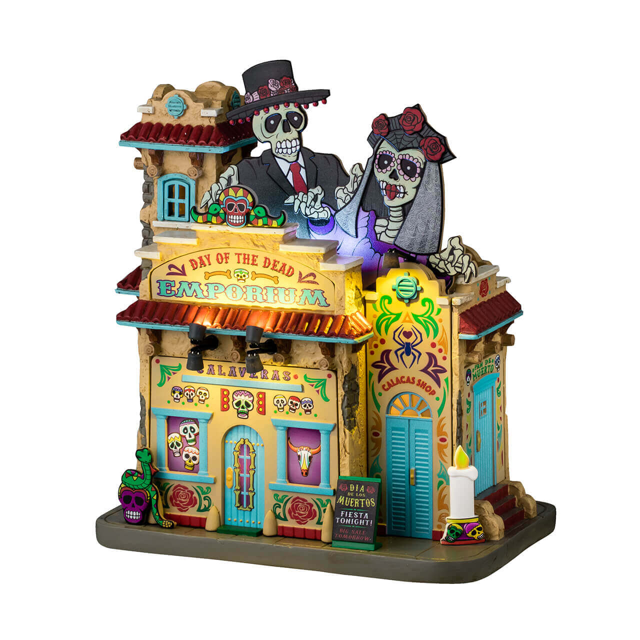 Lemax© Spooky Town Halloween Village™: Day Of The Dead Emporium