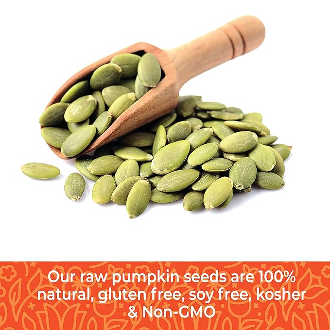 Pepitas Raw Pumpkin Seeds Unsalted, Pumpkin Seed, Shelled Pumpkin Seeds, and Unsalted Pumpkin Seeds weigh 2 pounds. All Natural, Non-GMO, Shelled Raw Pepitas Pumpkin Seeds 32oz.