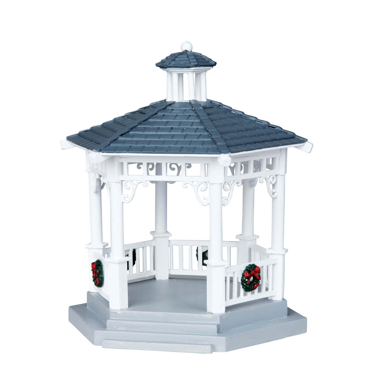 LEMAX Plastic Gazebo with Decorations #04160